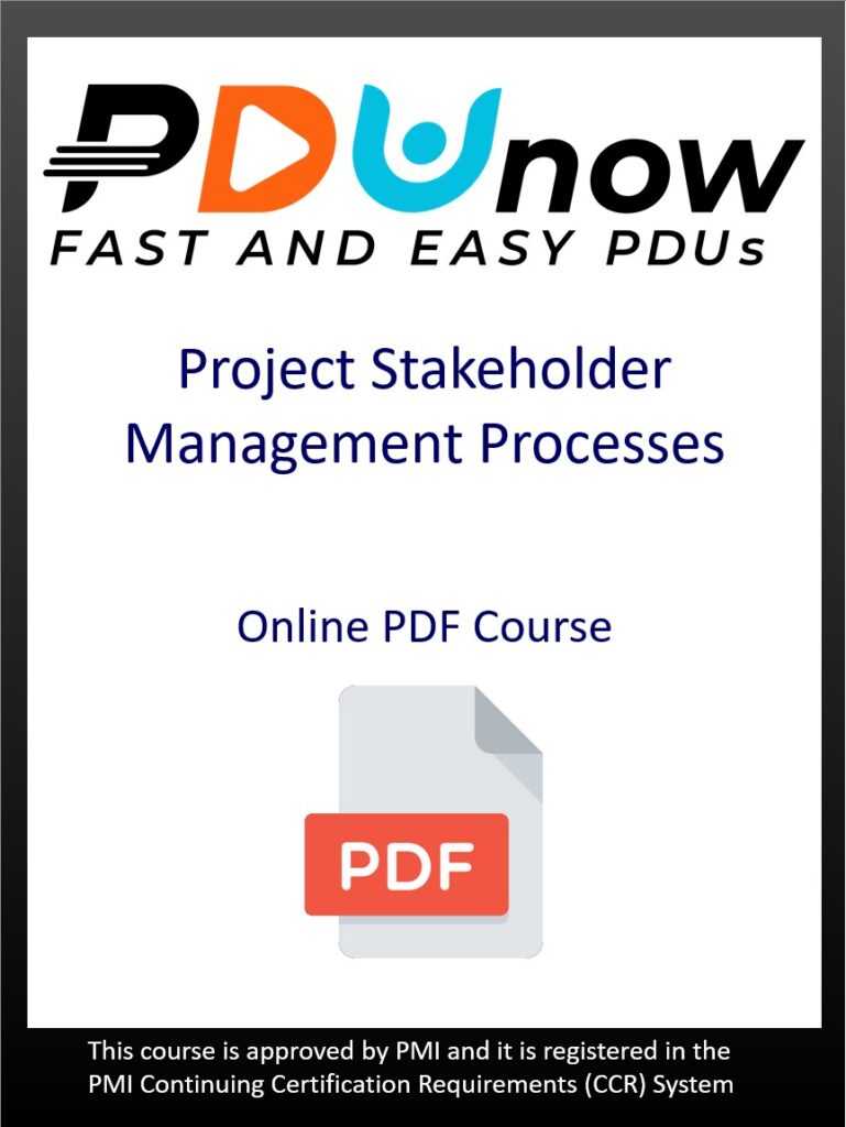 Project Stakeholder Management Processes - PDUnow