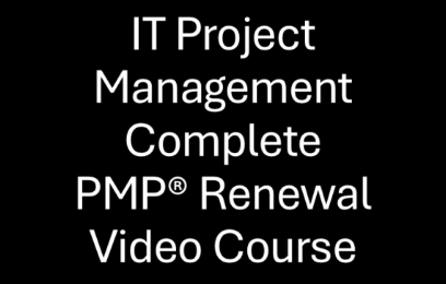 IT Project Management Complete PMP Renewal Course