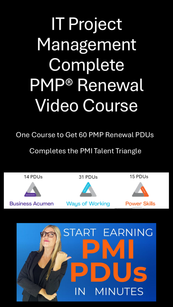 IT Project Management Complete PMP Renewal Course
